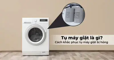 Thay tụ mô tơ máy giặt