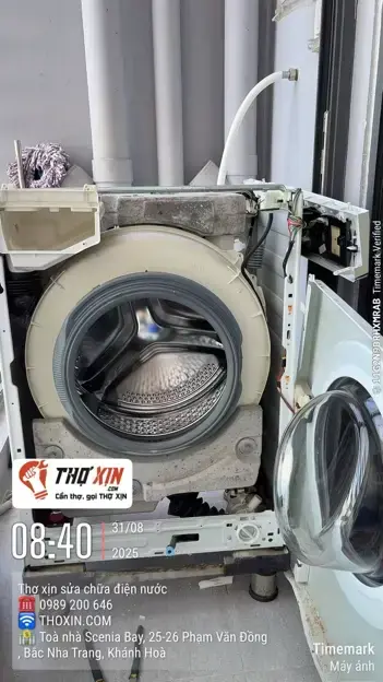 Vệ sinh máy giặt lồng ngang 8-12 Kg